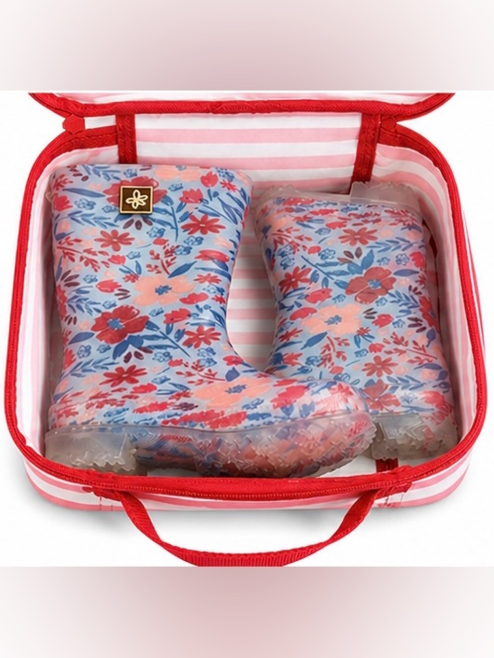 NEW Matilda Jane Floral Rain Boots + Matching Carry Bag Set 🌸☔️ - size 11